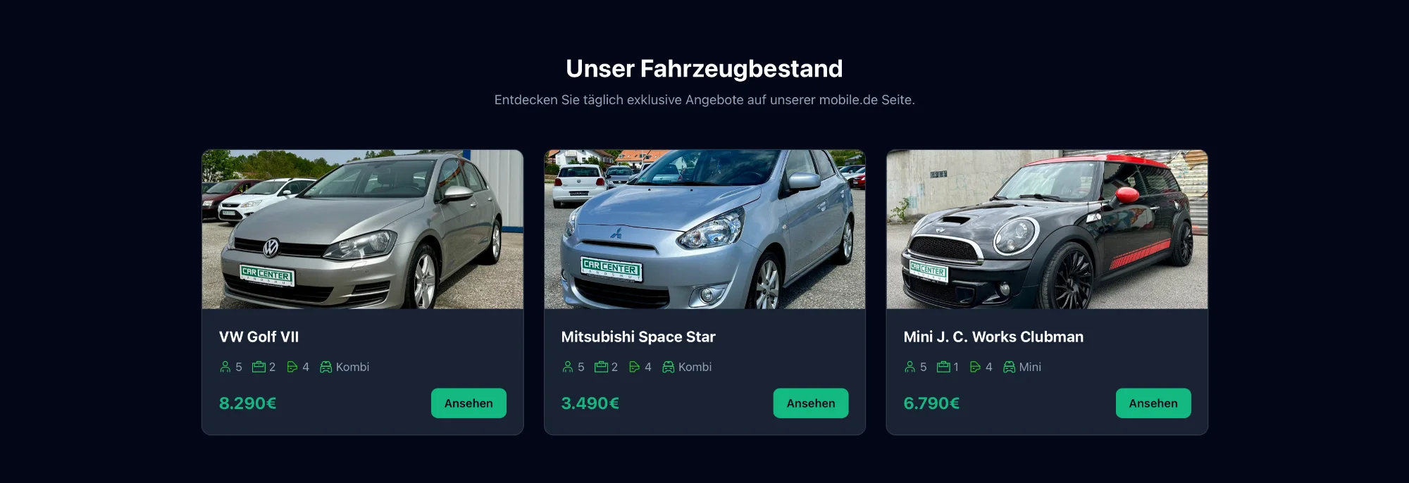 Fahrzeugbestand