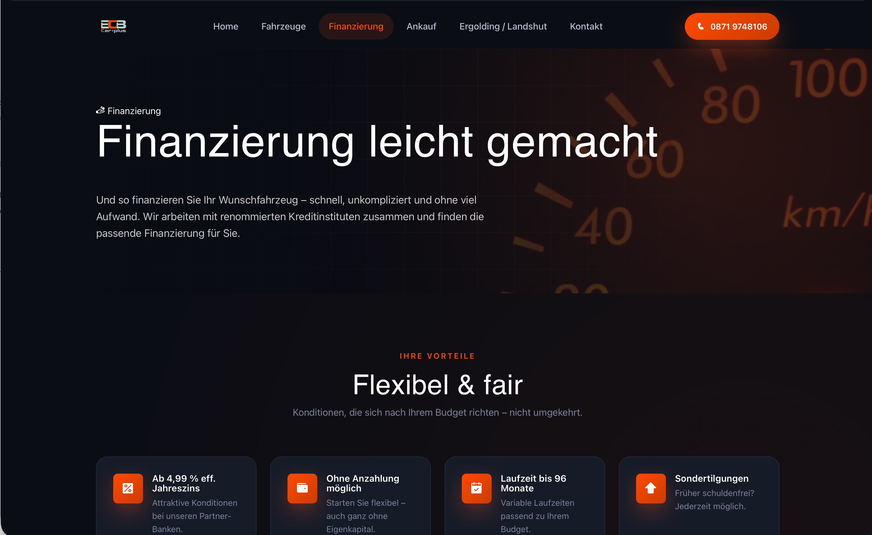 Finanzierung Seite